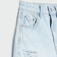ripped denim shorts