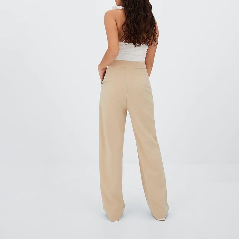 wide tube trousers