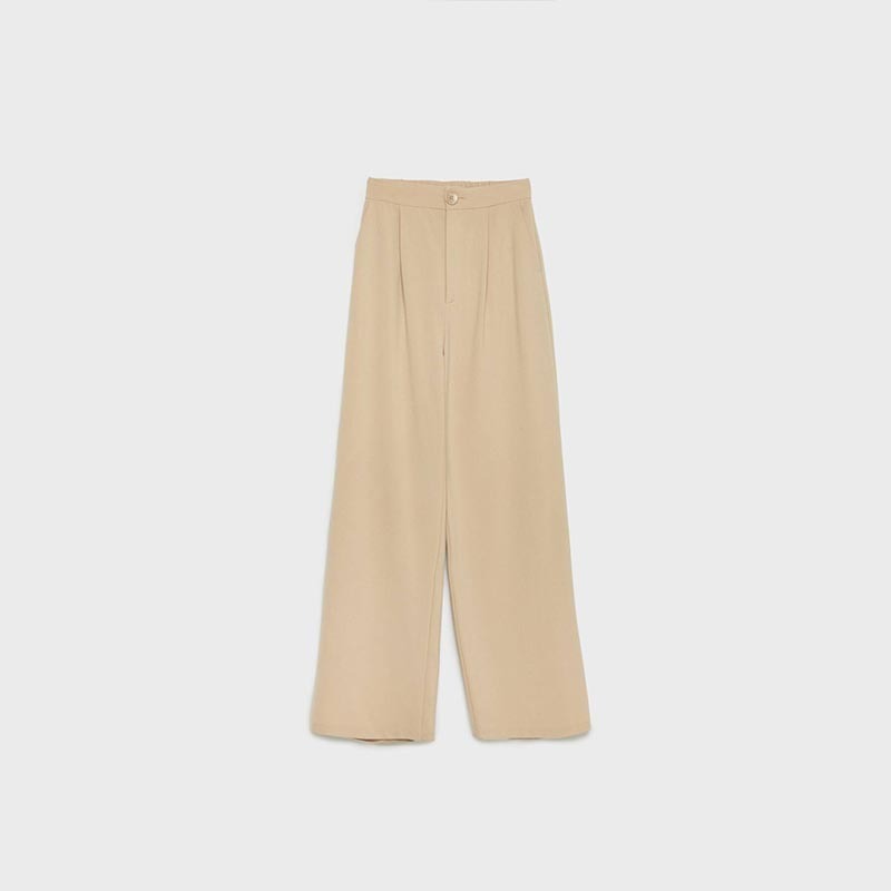 wide tube trousers