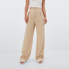 wide tube trousers