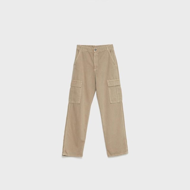straight-leg cargo pants