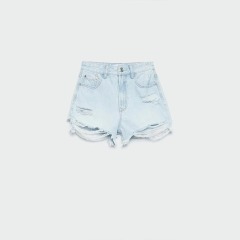 ripped denim shorts