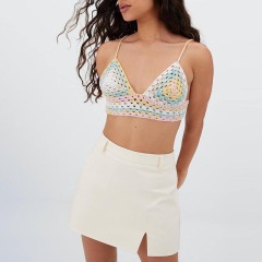 slit mini skirt