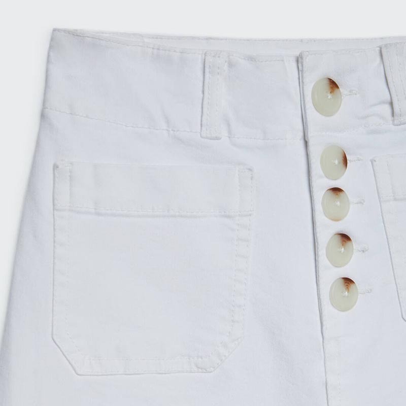 cropped minimalist jeans with pockets
