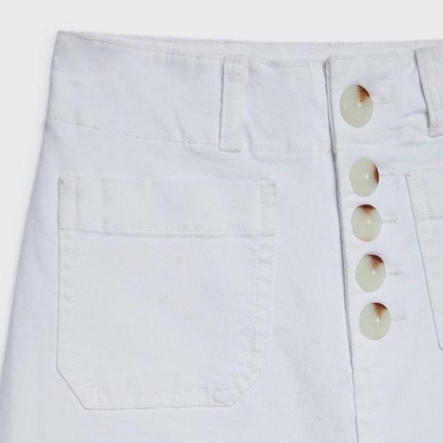 cropped minimalist jeans with pockets
