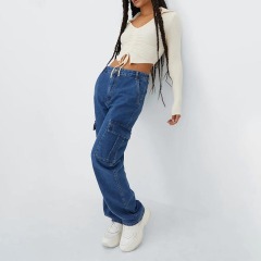 Gathered asymmetric polo shirt