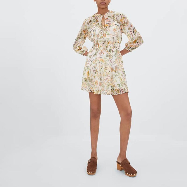 boho chiffon dress