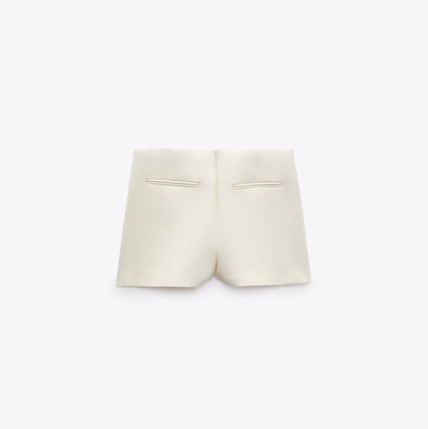Asymmetric Waist Shorts