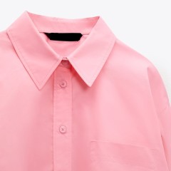 POPLIN SHIRT WITH POCKET