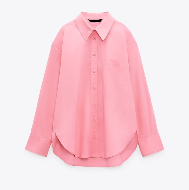 POPLIN SHIRT WITH POCKET