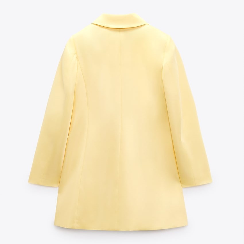 Satin Coat With Flaps
