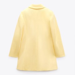 Satin Coat With Flaps