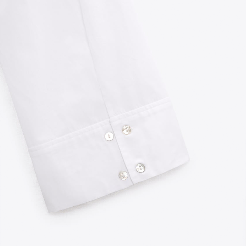 Poplin Corsetry-Inspired Shirt
