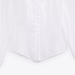 Poplin Corsetry-Inspired Shirt