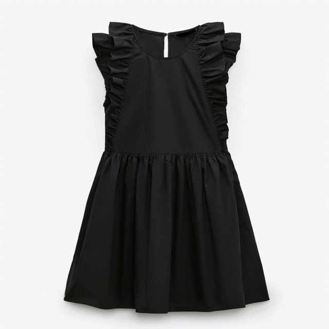 Short Ruffled Dress