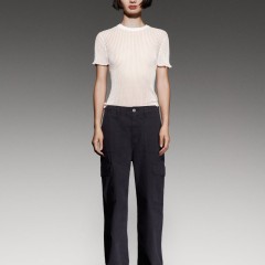 Short Sleeve Ribbed Top