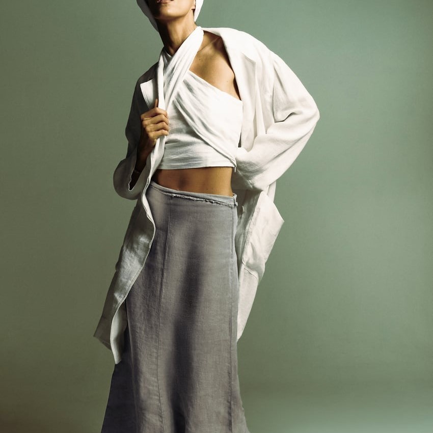 Short Linen Top