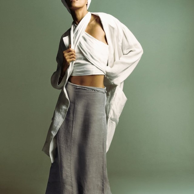 Short Linen Top