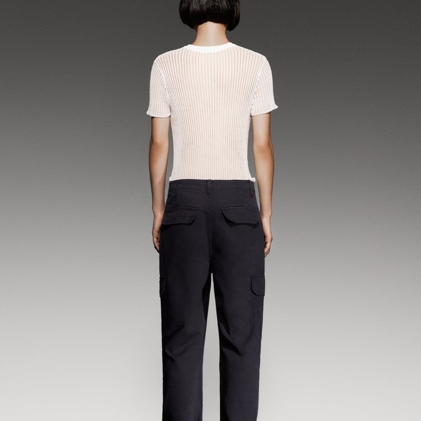 Short Sleeve Ribbed Top