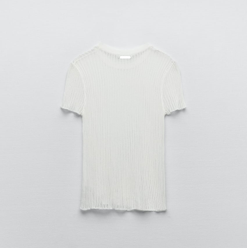 Short Sleeve Ribbed Top