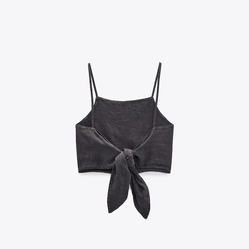 Short Linen Top