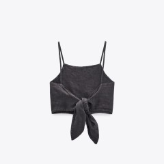 Short Linen Top