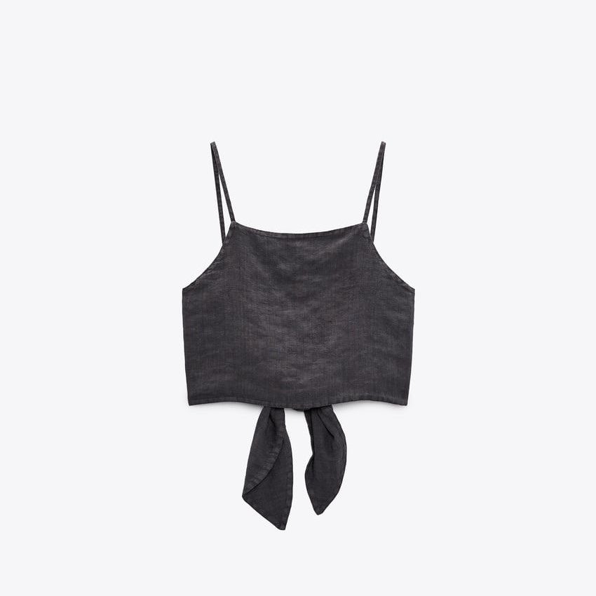 Short Linen Top
