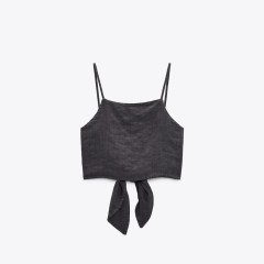 Short Linen Top
