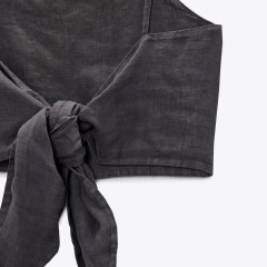 Short Linen Top