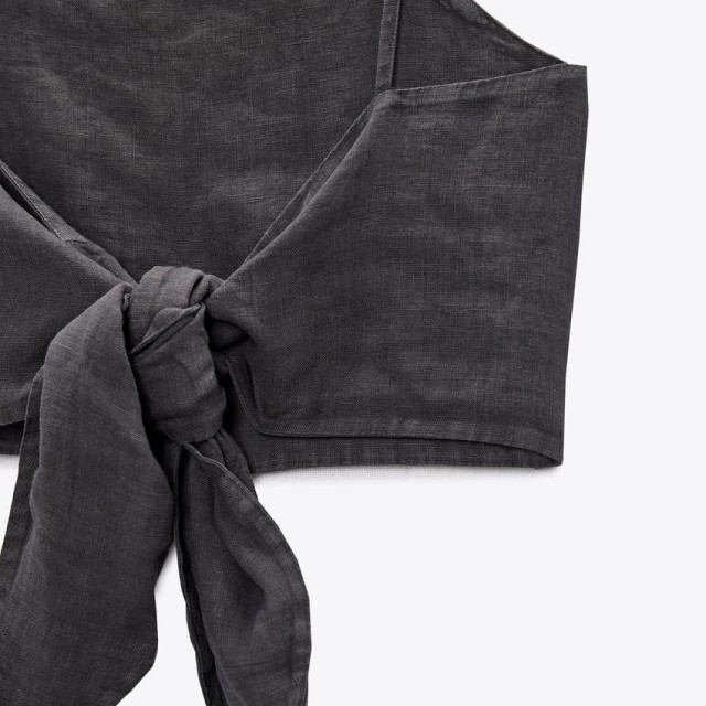 Short Linen Top