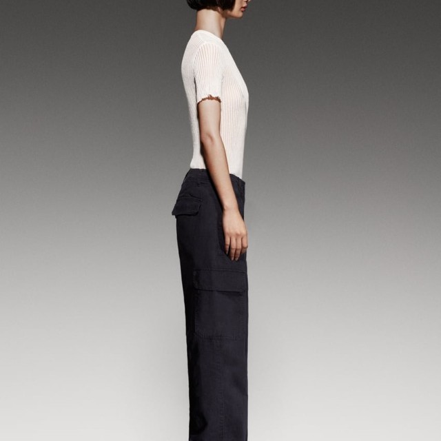 Short Sleeve Ribbed Top