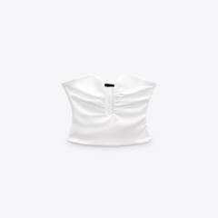 Sweetheart Neckline Crop Top