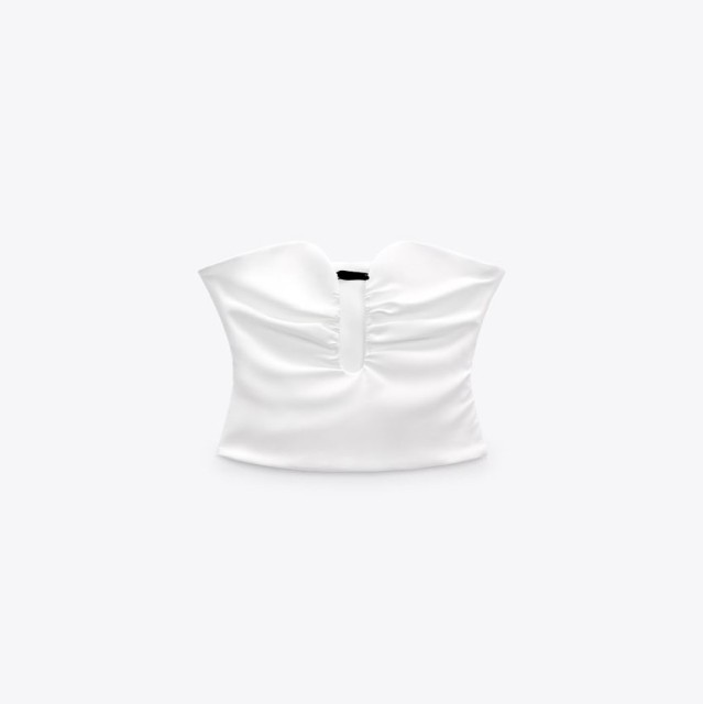 Sweetheart Neckline Crop Top