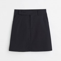 Cotton Twill A Line Skirt