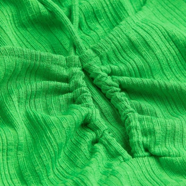 Ribbed jersey top