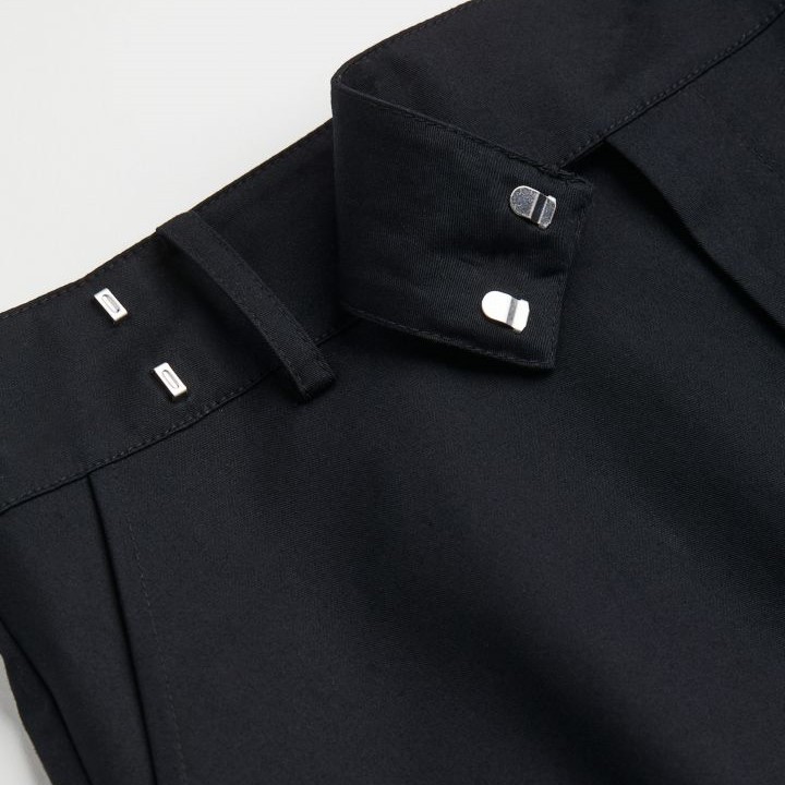 Cotton Twill A Line Skirt