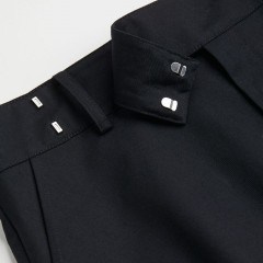 Cotton Twill A Line Skirt