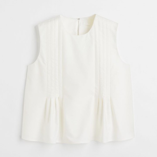 pleated top