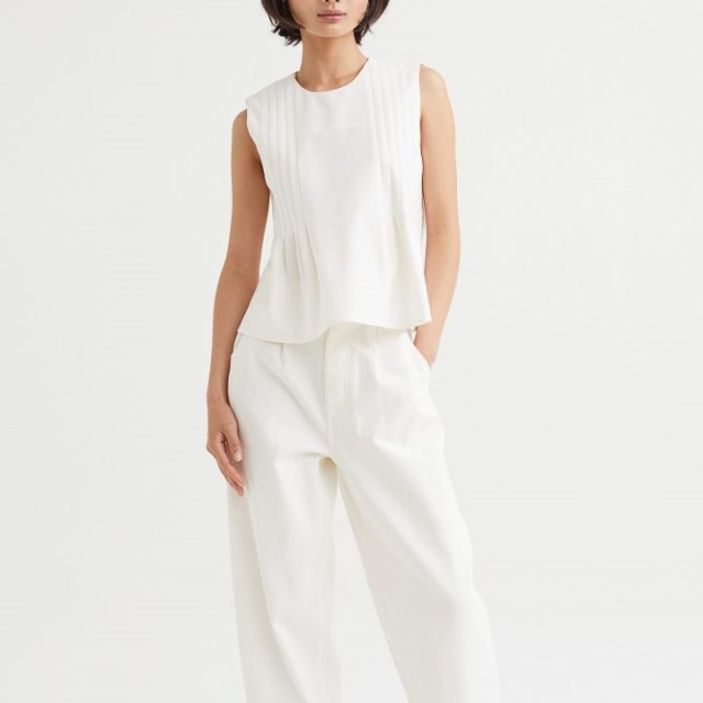pleated top