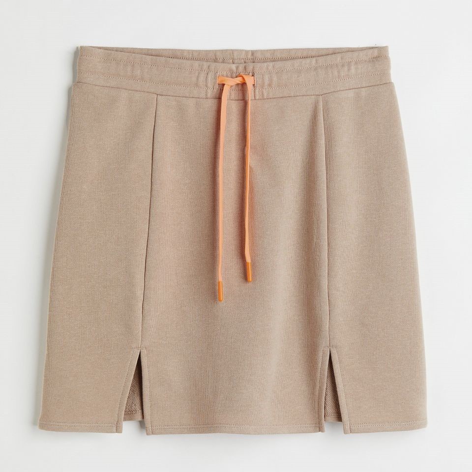 sweatshirt fabric skirt