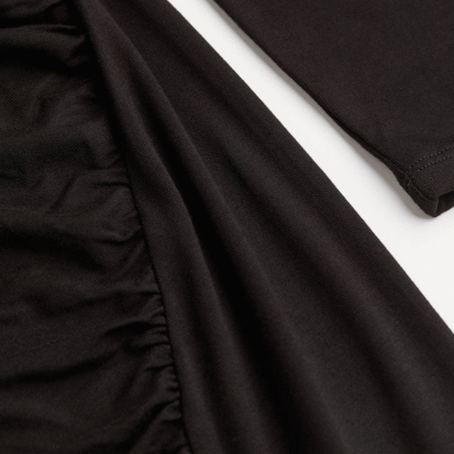 Slim High Neck Dress