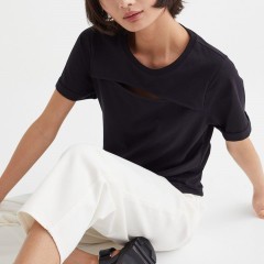 cut-out detail T-shirt