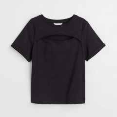 cut-out detail T-shirt