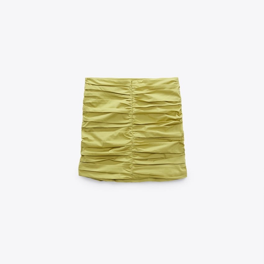 Draped Mini Skirt