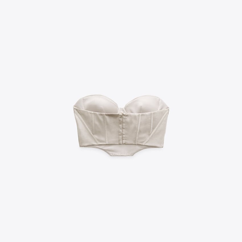 Satin Corsetry-Inspired Top