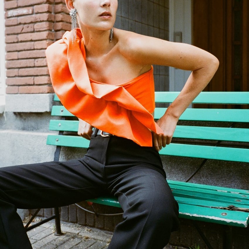 Asymmetric Crop Top