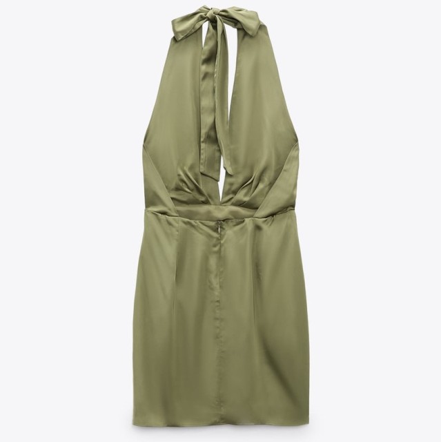 Satin Mini Dress