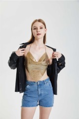 Suspender neck vest top