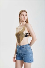 Suspender neck vest top