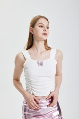 Lace strap top